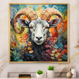 Colorful Sheep Chromatic Harmony - Multi-Color Sheep Wall Art