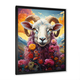 Pink Sheep Enchanted Ewes - Sheep Home Decor Art