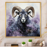 Purple Sheep Enigmatic Ewes - Sheep Living Room Wall Art
