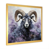 Purple Sheep Enigmatic Ewes - Sheep Living Room Wall Art