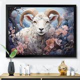 White Sheep Ethereal Dreamscapes - Sheep Canvas Wall Art
