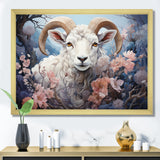 White Sheep Ethereal Dreamscapes - Sheep Canvas Wall Art