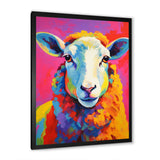 Colorful Sheep Fauvism - Sheep Wall Art Prints