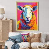 Colorful Sheep Fauvism - Sheep Wall Art Prints