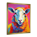 Colorful Sheep Fauvism - Sheep Wall Art Prints