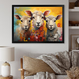Colorful Sheep Fuzzy Friends - Sheep Wall Art Prints