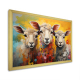 Colorful Sheep Fuzzy Friends - Sheep Wall Art Prints