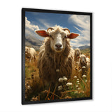 Sheep Harmony In Herd - Sheep Home Decor Art