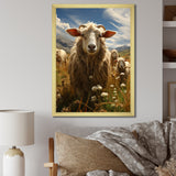 Sheep Harmony In Herd - Sheep Home Decor Art