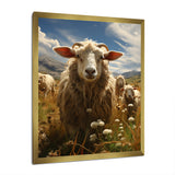 Sheep Harmony In Herd - Sheep Home Decor Art