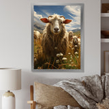 Sheep Harmony In Herd - Sheep Home Decor Art