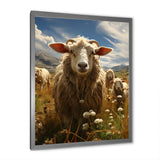 Sheep Harmony In Herd - Sheep Home Decor Art