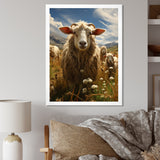 Sheep Harmony In Herd - Sheep Home Decor Art