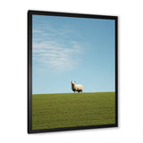 Sheep Minimalistic Solitude - Sheep Wall Art Prints