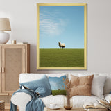 Sheep Minimalistic Solitude - Sheep Wall Art Prints