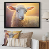 Sheep Pastel Portrait - Sheep Home Decor Art