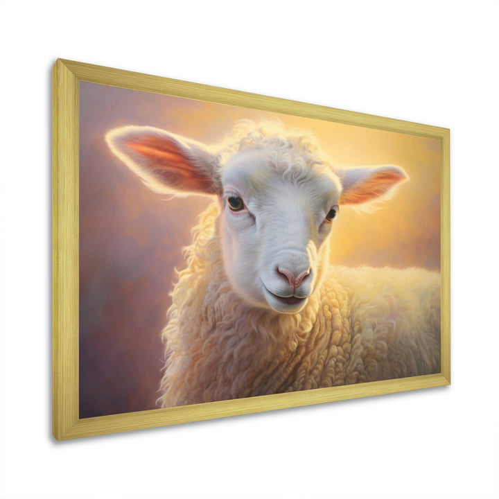 Sheep Pastel Portrait - Sheep Home Decor Art