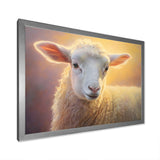 Sheep Pastel Portrait - Sheep Home Decor Art