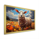 Sheep Vibrant Meadows - Sheep Wall Decor