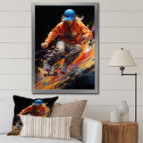 Skateboard Abstract Ollie - Skateboard Canvas Wall Art