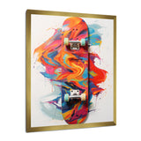 Skateboard Gravity Defiance I - Skateboard Canvas Wall Art