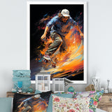 Skateboard Rhythmic Grind - Skateboard Canvas Wall Art