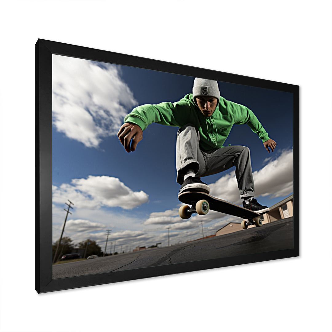 Skateboard Chronicles I - Skateboard Canvas Wall Art