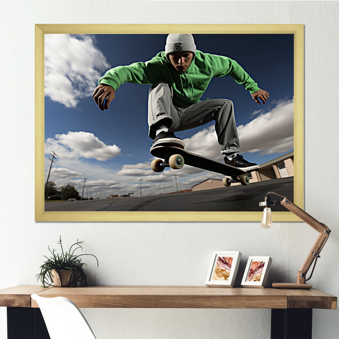 Skateboard Chronicles I - Skateboard Canvas Wall Art