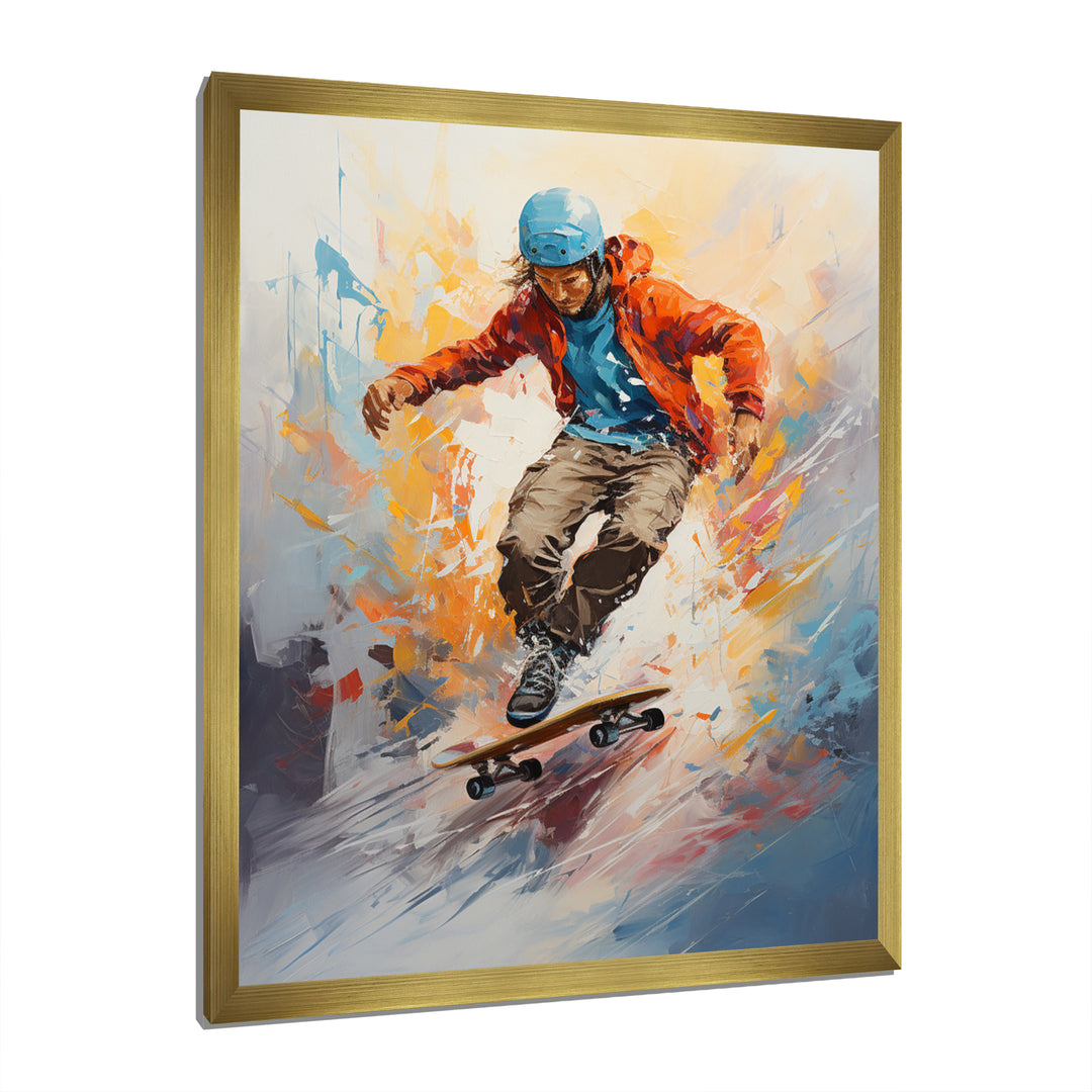 Skateboard Dreams - Skateboard Canvas Wall Art