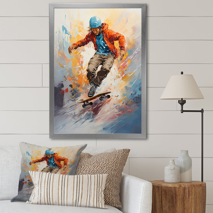 Skateboard Dreams - Skateboard Canvas Wall Art