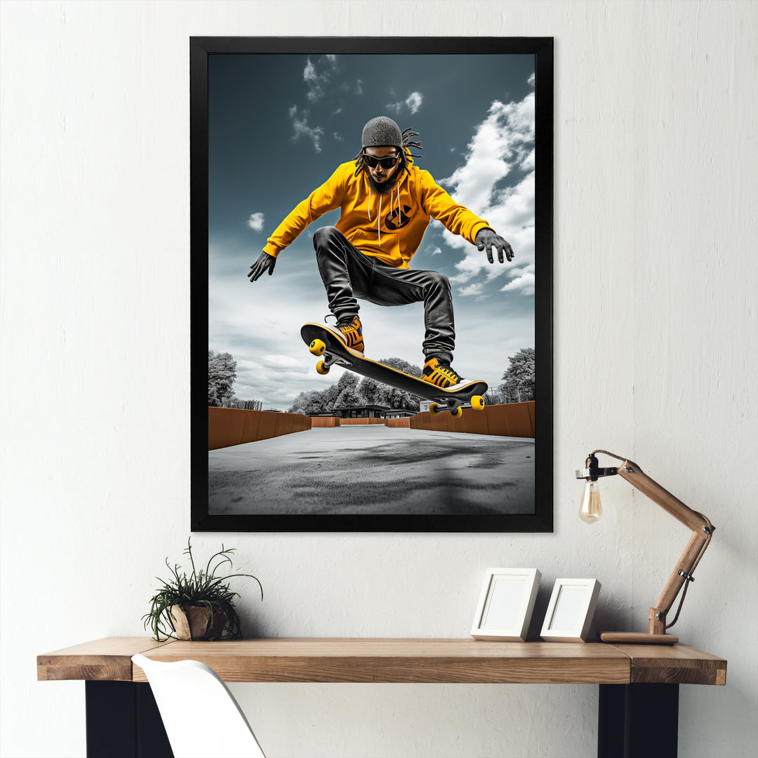 Skateboard Stories - Skateboard Canvas Wall Art
