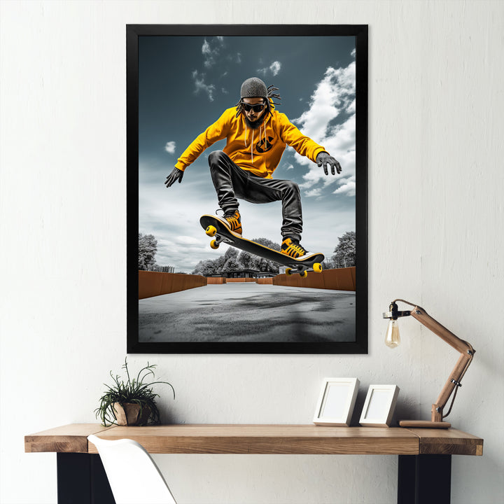 Skateboard Stories - Skateboard Canvas Wall Art
