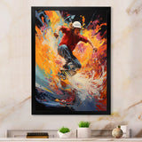 Skateboard Synchrony - Skateboard Canvas Wall Art
