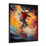 Skateboard Synchrony - Skateboard Canvas Wall Art