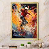 Skateboard Synchrony - Skateboard Canvas Wall Art