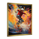 Skateboard Synchrony - Skateboard Canvas Wall Art