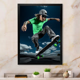 Skateboard Thrills - Skateboard Canvas Wall Art