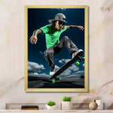 Skateboard Thrills - Skateboard Canvas Wall Art