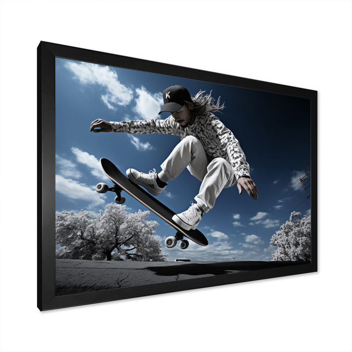 Skateboard Skateboarding Soul - Skateboard Canvas Wall Art
