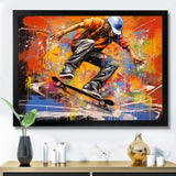 Skateboard Street Canvas I - Skateboard Canvas Wall Art