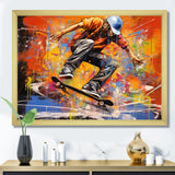 Skateboard Street Canvas I - Skateboard Canvas Wall Art