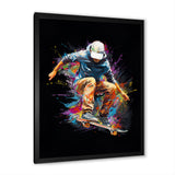 Skateboard Urban Flow I - Skateboard Canvas Wall Art