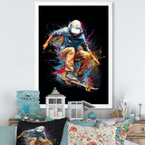 Skateboard Urban Flow I - Skateboard Canvas Wall Art