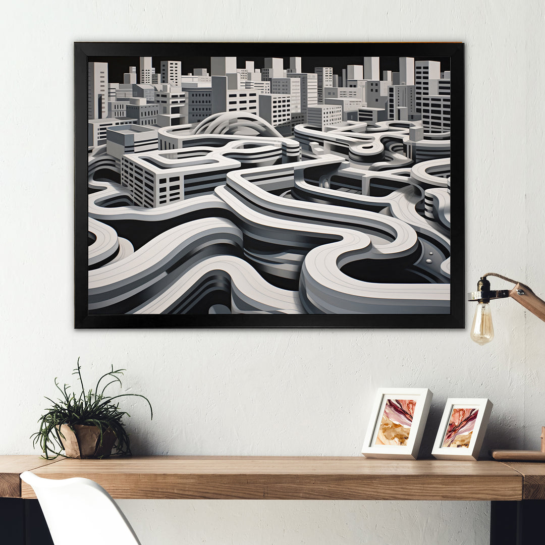 Skateboard Urban Rhythm - Skateboard Canvas Wall Art