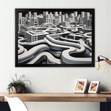 Skateboard Urban Rhythm - Skateboard Canvas Wall Art