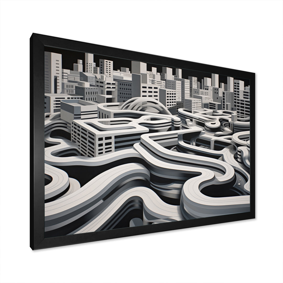 Skateboard Urban Rhythm - Skateboard Canvas Wall Art