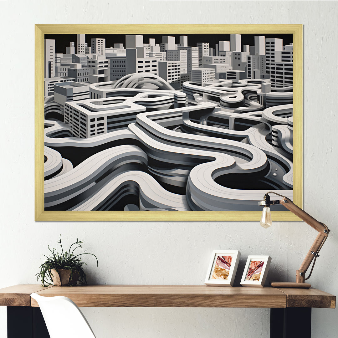 Skateboard Urban Rhythm - Skateboard Canvas Wall Art