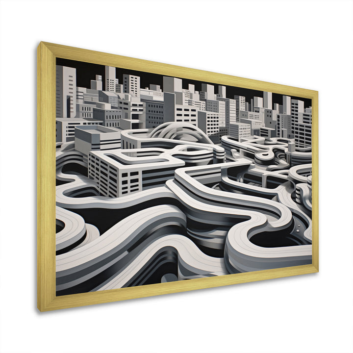 Skateboard Urban Rhythm - Skateboard Canvas Wall Art