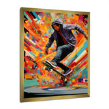 Skateboard Urban Rhythms - Skateboard Canvas Wall Art