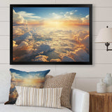 Sky Whispering Clouds - Landscapes Canvas Wall Art